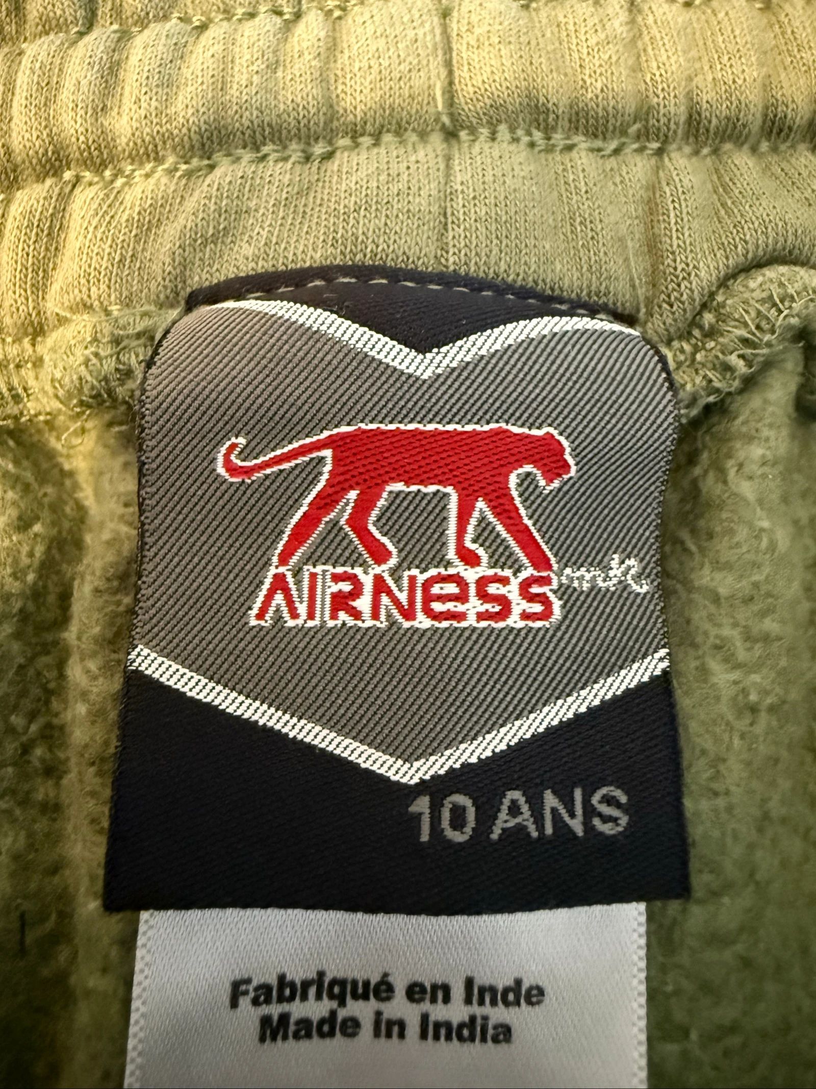 Pantalón jogging infantil Airness caqui – 10 años – Estado casi nuevo – photo 6